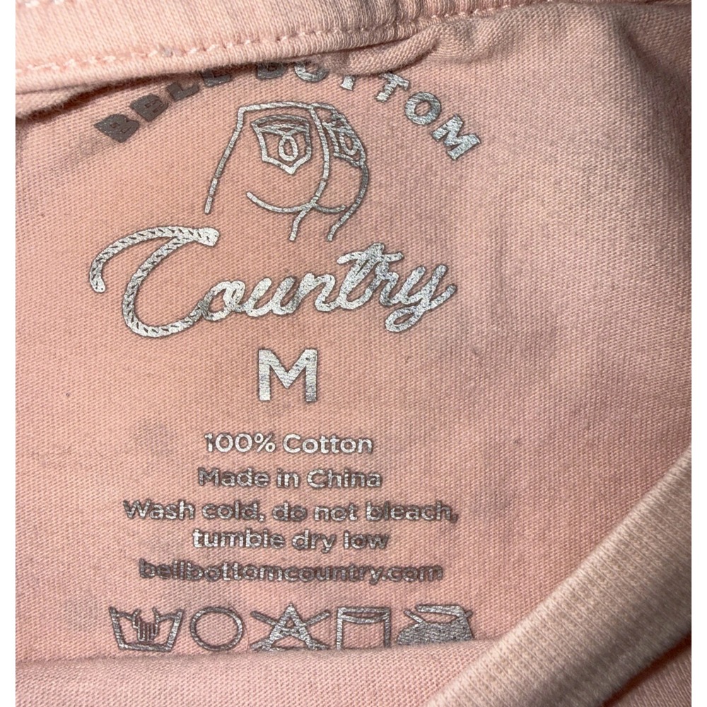 Lainey Wilson T-Shirt Bundle Women L/M Pink Bell Bottom Country Graphic Tee - Picture 3 of 10